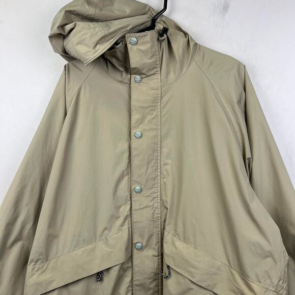 Vintage L.L.Bean GoreTex StomAway Tan Rain Jacket Size L - Picture 2 of 8